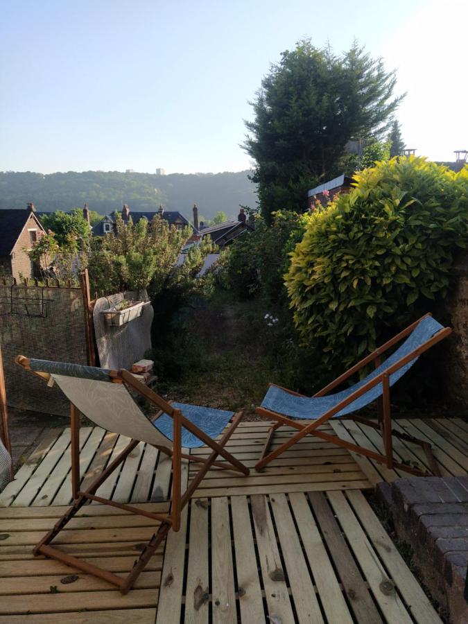 דירות Deville-les-Rouen Le Nid Normand Avec Terrasse - Stationnement Facile Et Gratuit - 5 Min Seine מראה חיצוני תמונה